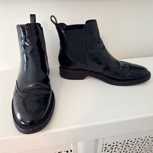 Burberry Black Chelsea Boots